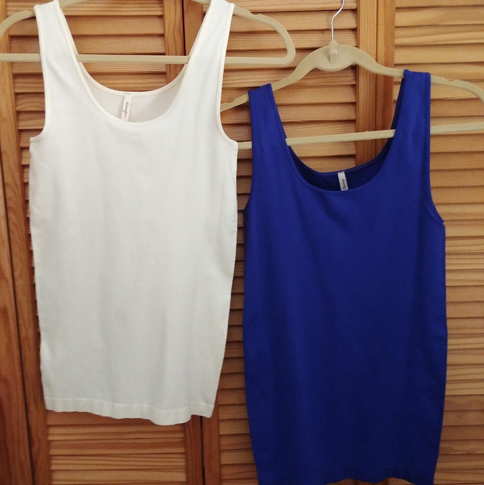 2 SkinnyTees tank tops